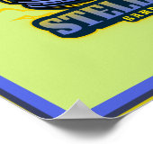 Stellaire gamer schedel met helmPoster Poster (Hoek)