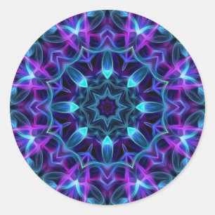 Stellaire gloed ronde sticker