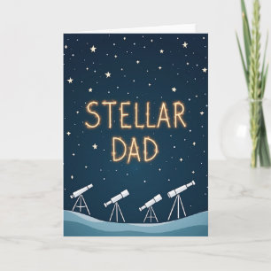 Stellaire Papa Kunstkaart Kaart