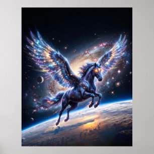 Stellaire Pegasus Galactische Rand Ruimte Kunst Poster