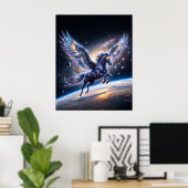 Stellaire Pegasus Galactische Rand Ruimte Kunst Poster (Thuiskantoor)