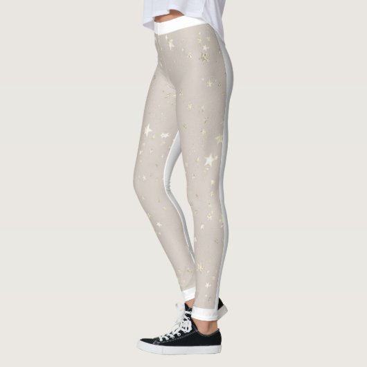 Stellaire stijl: Glittery Star Leggings (Links)