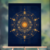 Stellaire uitlijning: de geometrie van innerlijk l acryl bord (Neutraal)