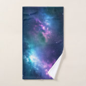Stellaire verlichting: Nebula met gloeiende sterre Bad Handdoek (Handdoek)