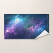 Stellaire verlichting: Nebula met gloeiende sterre Bad Handdoek (Handdoek)