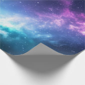 Stellaire verlichting: Nebula met gloeiende sterre Cadeaupapier (Hoek)