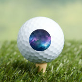 Stellaire verlichting: Nebula met gloeiende sterre Golfballen (Insitu Shirt)