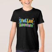 Stellar Adventure children's t-shirts space (Voorkant)