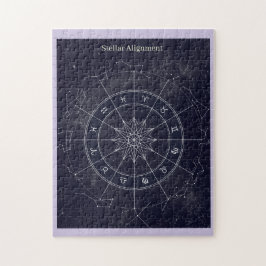 Stellar Align Monochrome Art Jigsaw Puzzle ジグソーパズル Legpuzzel