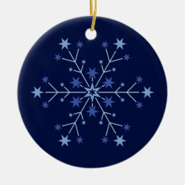 Stellar Beginnings: Midnight Keramisch Ornament