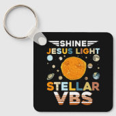 Stellar Bijbelschool VBS Shine Jesus Light Christi Sleutelhanger (Voorkant)