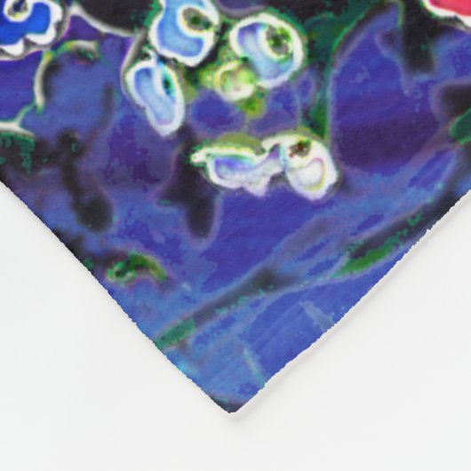 Stellar Blooms Fleece Deken (Hoek)