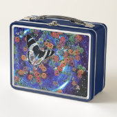 Stellar Blooms Metalen Lunchbox (Voorkant)