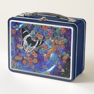 Stellar Blooms Metalen Lunchbox