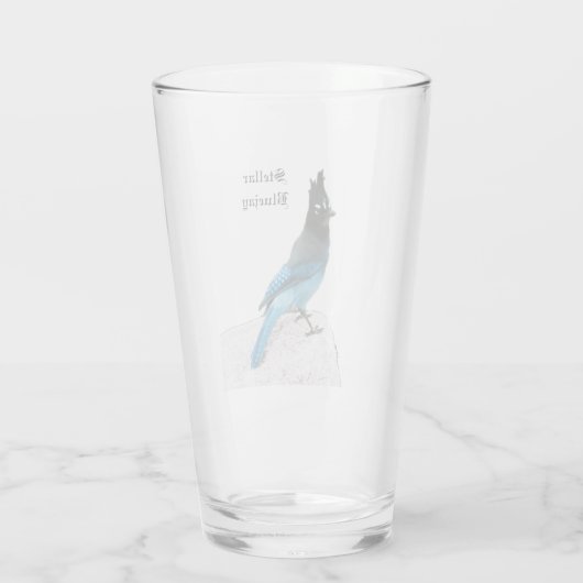 Stellar Blue Jay Glas (Achterkant)