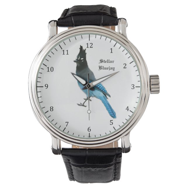 Stellar Blue Jay Horloge (Voorkant)