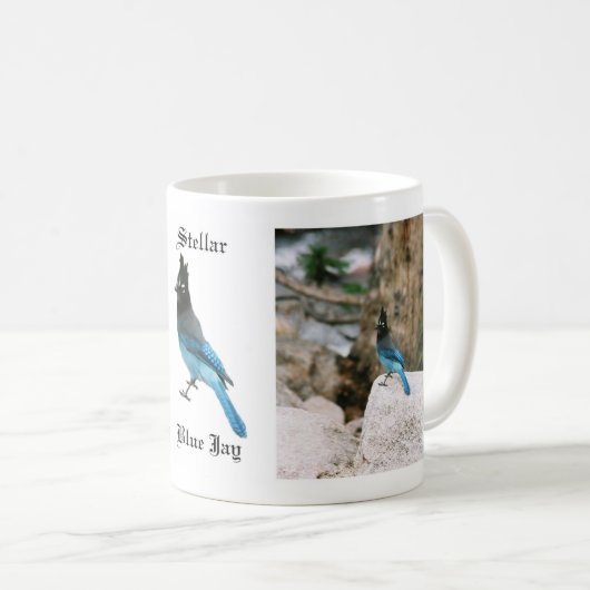 Stellar Blue Jay mok (Voorkant rechts)