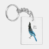 Stellar Blue Jay-sleutelketen Sleutelhanger (Voorkant Links)