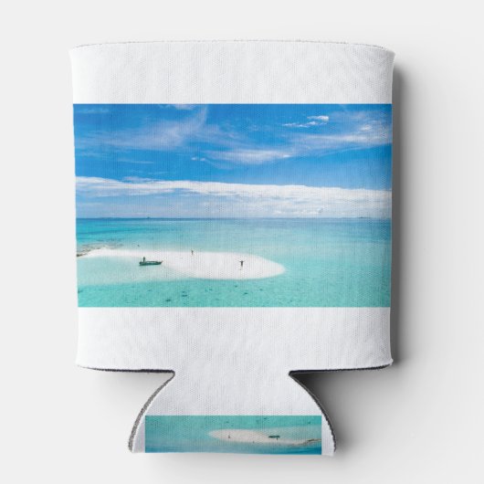 Stellar Clear Island Grace Bay Turks Caicos Beach Blikjeskoeler (Achterkant)