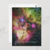 Stellar Cluster - NGC 2467, Constellation Puppis Briefkaart (Voorkant / Achterkant)