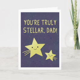 Stellar Dad Greeting Card Kaart