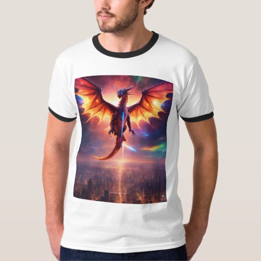 Stellar Dragon Sky T-shirt (Voorkant)
