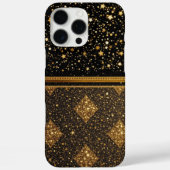 Stellar Elegance (Glitter - goud - Leer) Case-Mate iPhone Case (Achterkant)