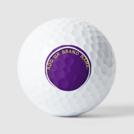 "Stellar Elegance: ruimte-thema ontwerp op Paarse  Golfballen