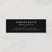 Stellar Feather | Make-up Kit Mini Visitekaartje (Achterkant)