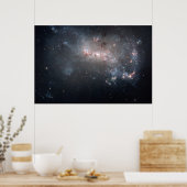 Stellar Fireworks Ablaze in Galaxy NGC 449 30x20 Poster (Keuken)