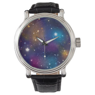 Stellar Galaxy Print Watch Horloge