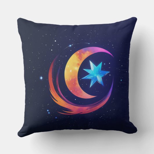 Stellar Gravity Emblem T-shirt Kussen (Achterkant)