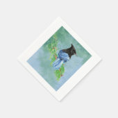 Stellar Jay Bird Boerderij Rustieke Country Art Servet (Hoek)