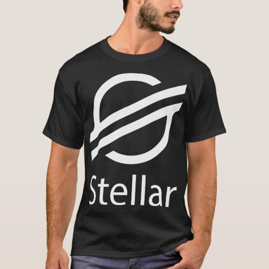 Stellar Logo Crypto Cryptocurrency T-shirt (Voorkant)