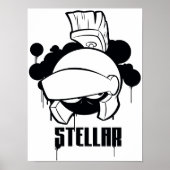 Stellar MARVIN DE MARTIAN™ Poster (Voorkant)