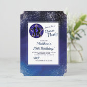 Stellar Night Invitation Kaart (Staand voorkant)