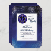 Stellar Night Invitation Kaart (Voorkant / Achterkant)