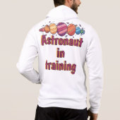 Stellar Nights Sweatshirt – Cosmic Galaxy, Rockets (Achterkant)