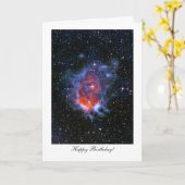 Stellar Nurseries RCW120 - Happy Birthday Kaart (Gele Bloem)