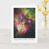 Stellar Nursery - Gefeliciteerd met je nieuwe thui Kaart (Gele Bloem)