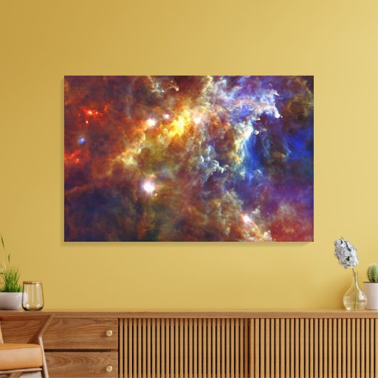 Stellar Nursery in Rosette Nebula Canvas Afdruk (Insitu (Woonkamer))