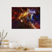 Stellar Nursery in Rosette Nebula Poster (Keuken)