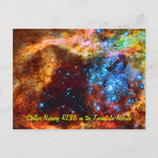 Stellar Nursery R136 in de Tarantula Nebula Briefkaart (Voorkant)