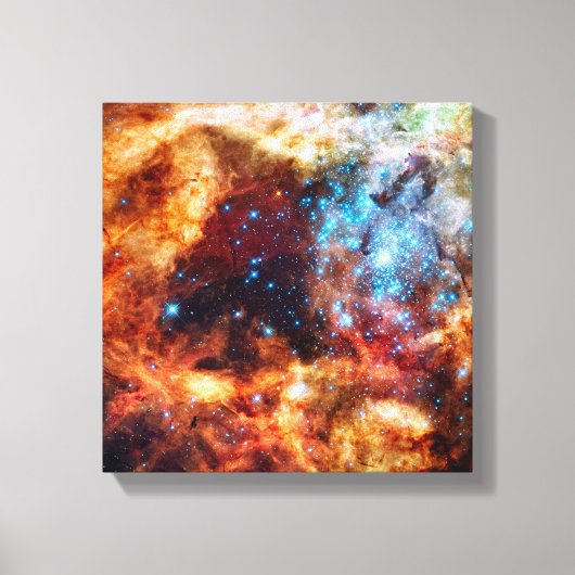 Stellar Nursery R136 Tarantula Nebula NASA Foto Canvas Afdruk (Voorkant)