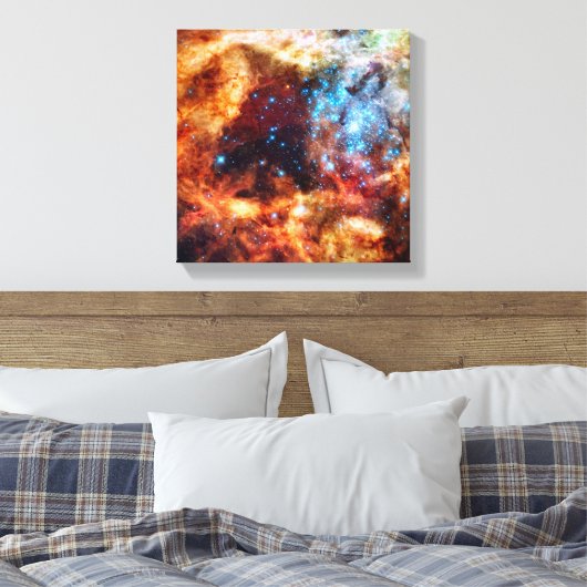 Stellar Nursery R136 Tarantula Nebula NASA Foto Canvas Afdruk (Insitu (Slaapkamer))