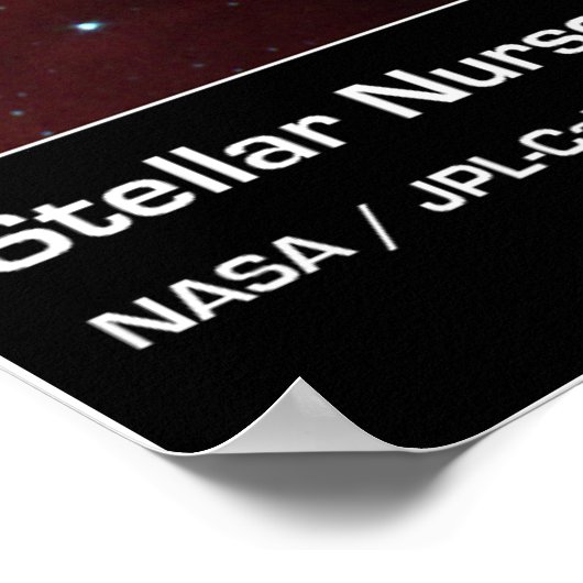 Stellar Nursery Sharpless 140 - Spitzer Telescope Poster (Hoek)