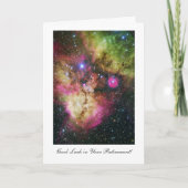 Stellar Nursery - Veel succes met uw pensioen Kaart (Voorkant)