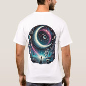Stellar Odyssey: Gravity's Embrace & Whispers of I T-shirt (Achterkant)