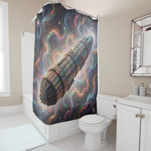 Stellar Path – Journey Through the Universe´10 Douchegordijn (In situ)