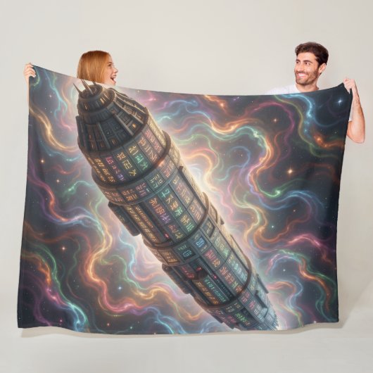 Stellar Path – Journey Through the Universe´10 Fleece Deken (In situ)